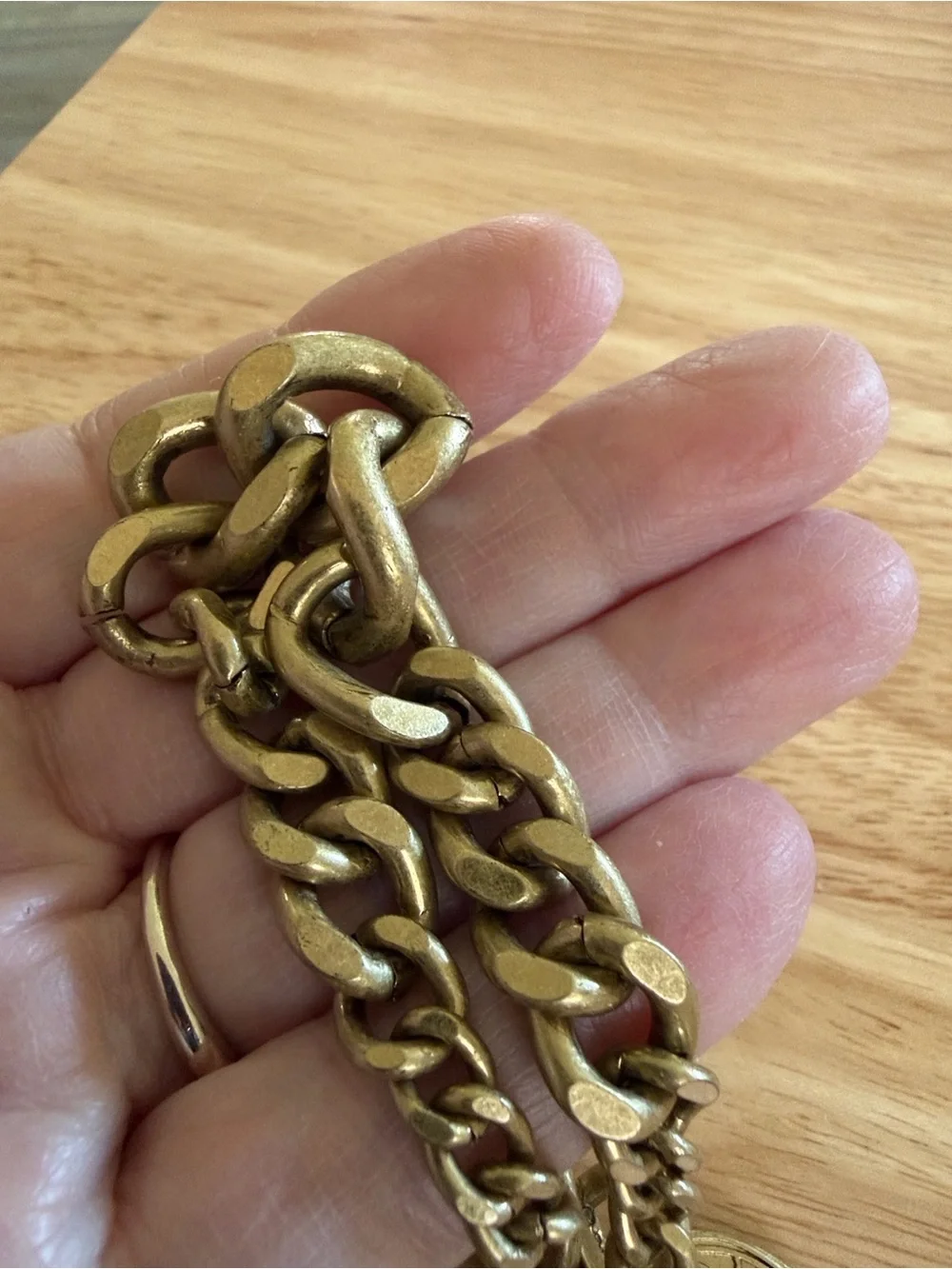 New Stella & Dot Heritage coin bracelet vintage Gold